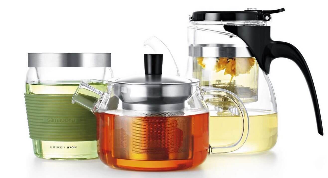 Buy Glass Teapot Flowers Teapot Gift for Tea Lover, Tea Coffee Infuser Pot  Kettle Online in India 