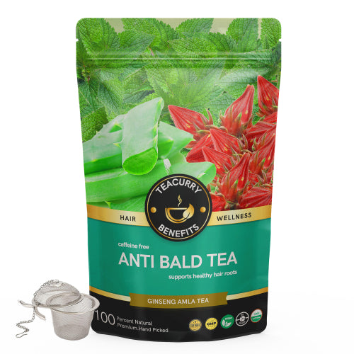 Teacurry Anti Bald Tea Pouch with Infuser