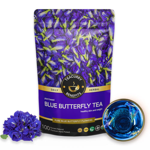 Teacurry Blue butterfly Tea pouch