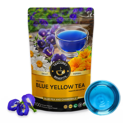 Teacurry Blue yellow Tea Pouch