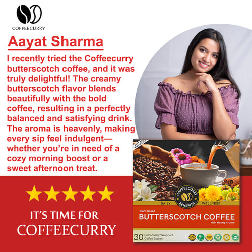 customer review about Butterscotch Coffee Premix