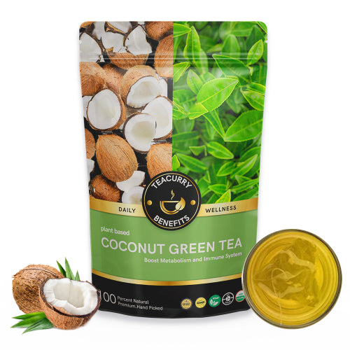 teacurry coconut green tea pouch