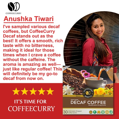 Customer review about decaf coffee premix