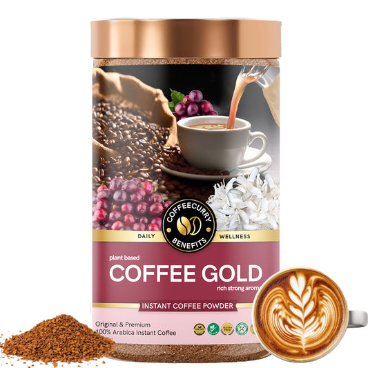 Coffeecurry gold coffee can