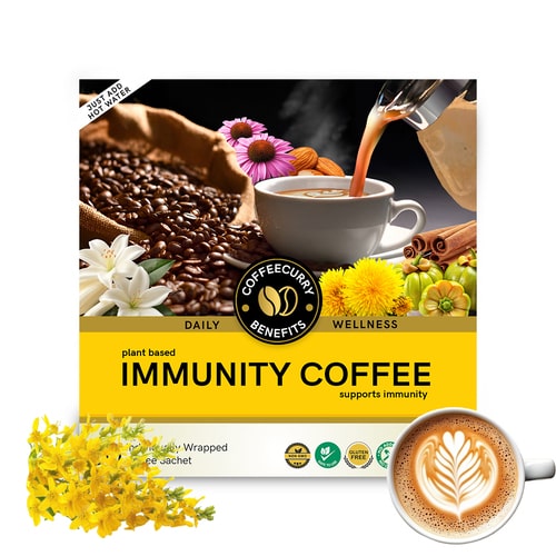 Immunity Coffee Premix – Powerful Immunity Booster Coffee to Strengthen Your Immune System and Increase Immunity Naturally with Every Sip