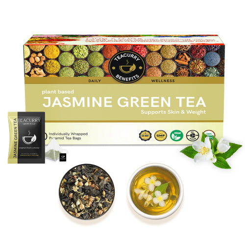 Teacurry Jasmine Green Tea Box