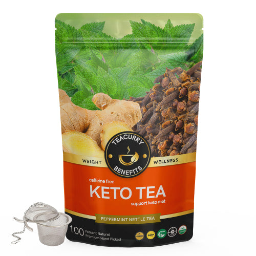 Teacurry Keto Wellness Tea Pouch With  Infuser