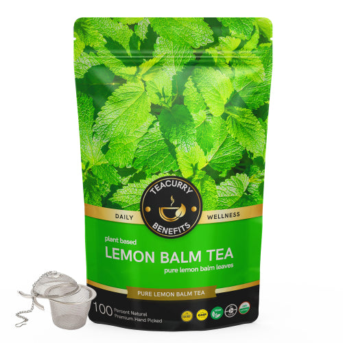 Teacurry Lemon Bald tea Pouch with Infuser