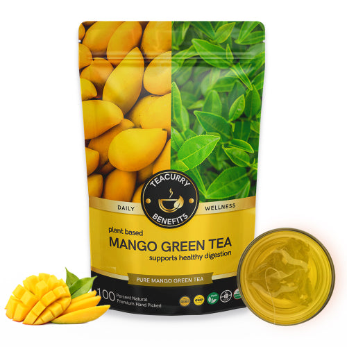 Mango Green Tea - Helps With Weight Loss, Digestion & Detoxication