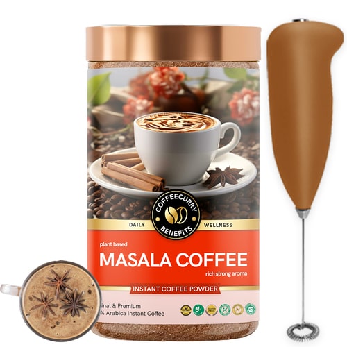 Masala Coffee with frother