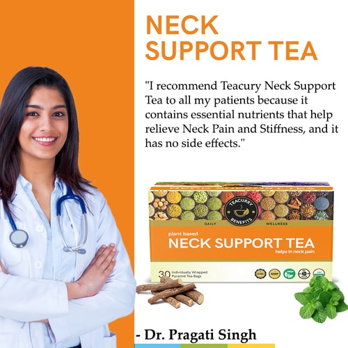 recommended by doctors for tea to use for neck pain right side