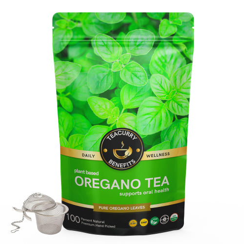 Teacurry Oregano tea Pouch with Infuser