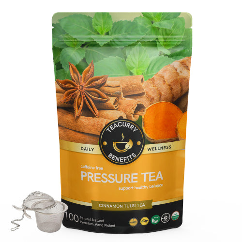 Teacurry Blood Pressure Tea Pouch with Infuser