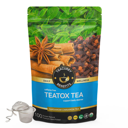 Teacurry Teatox Tea Pouch with Infuser