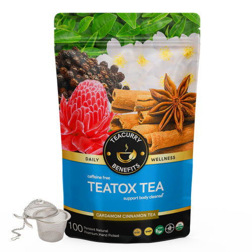 Teacurry Teatox Tea Pouch with Infuser