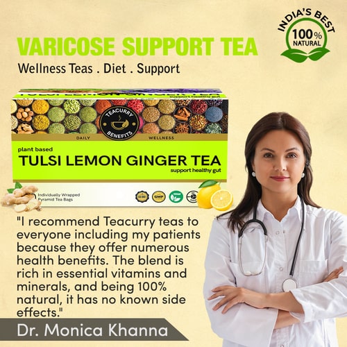 recommended by doctors for Tulsi Lemon Ginger Tea