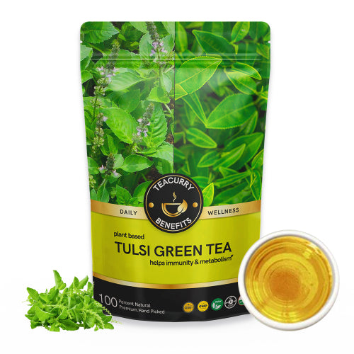 Teacurry Tulsi Green Tea Pouch