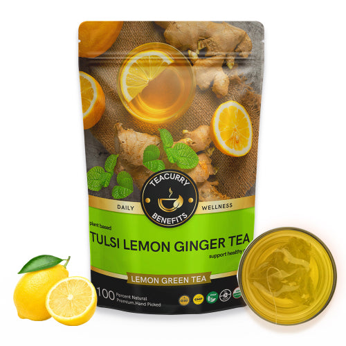 Teacurry Tulsi Lemon Ginger Tea Pouch