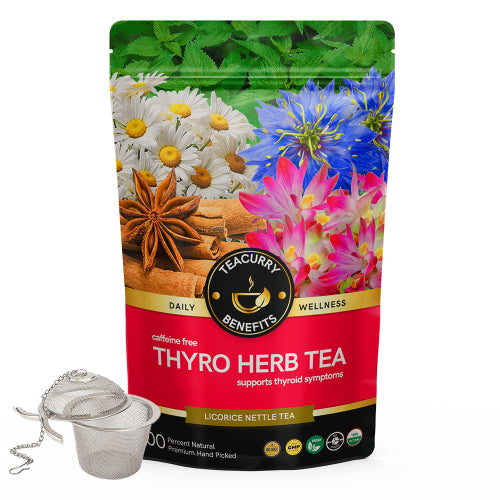 Teacurry Thyro Herb Tea Pouch with Infuser