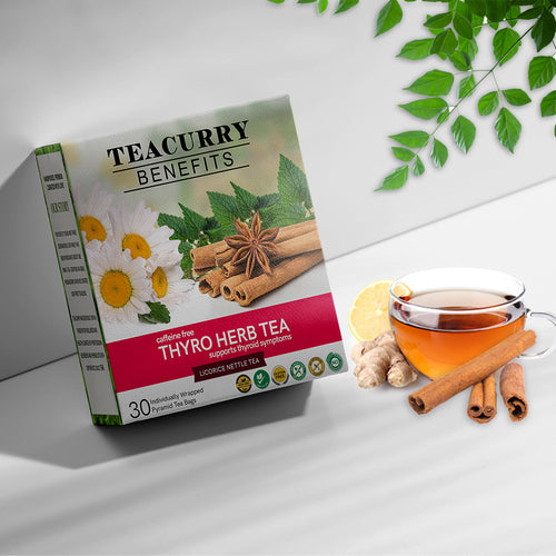 Thyroid Tea - Thyro Herb Tea  to help with Thyroid Hormones (TSH, T3, T4), Manage Weight